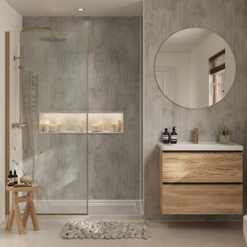 Arctic Stone bathroom wall panel 2025 bathroom trends