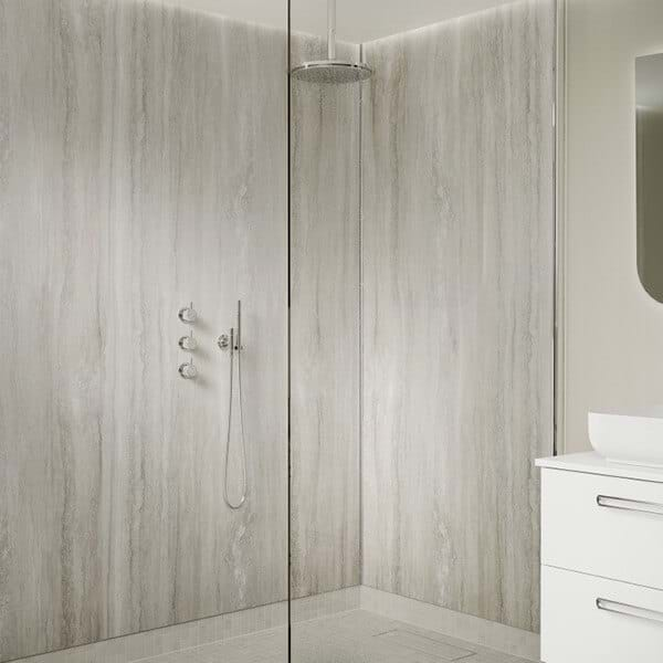 Multipanel Taupe Grey Bathroom Wall Panel 2400 x 1200mm